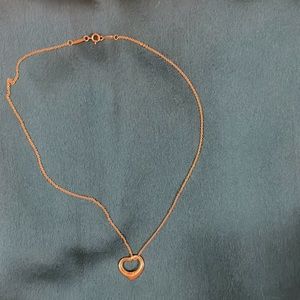 Tiffany & Co Open Heart Pendant Elsa Peretti